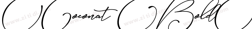 Coconat BoldExt字体转换